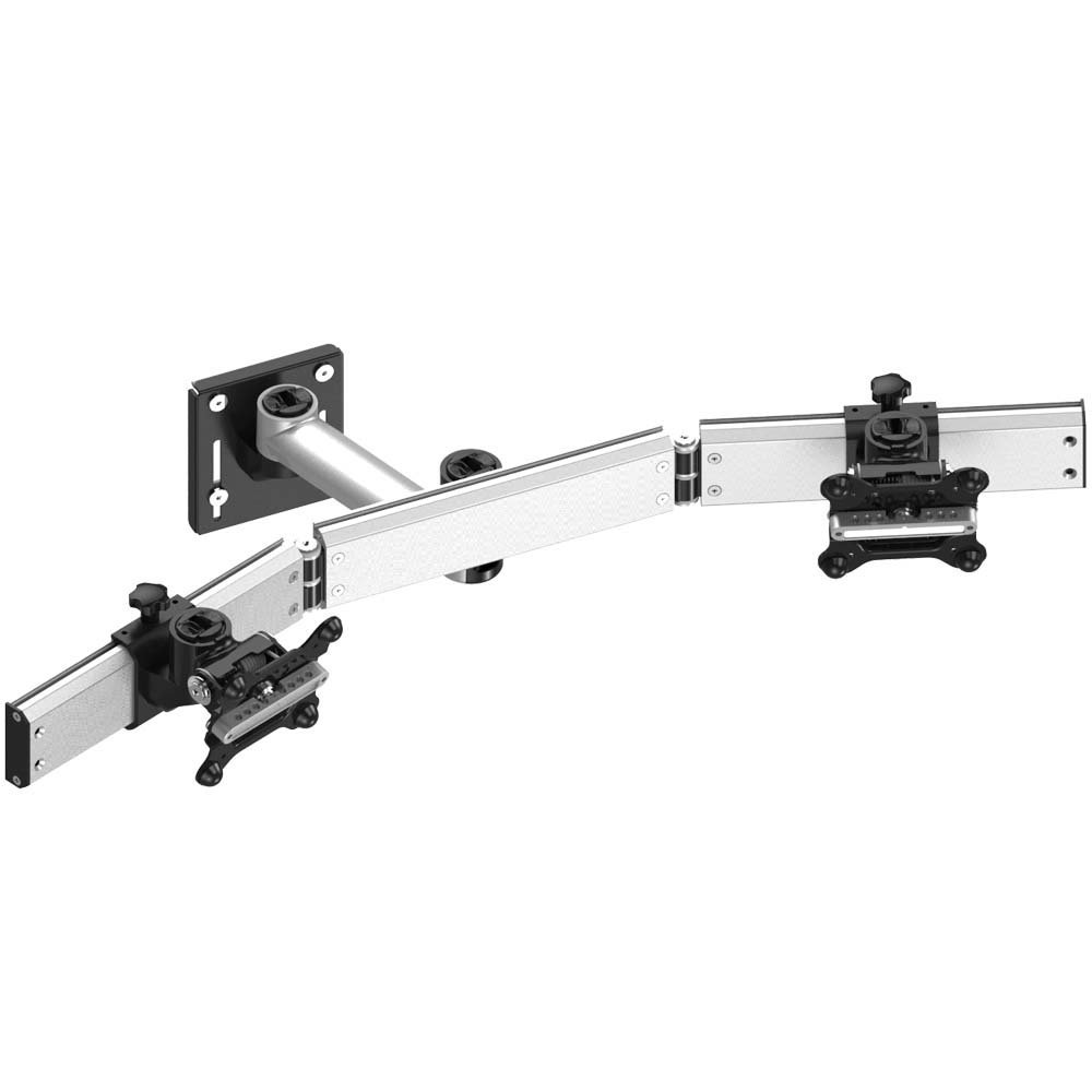 Dual Apple VESA Mount for Slatwall Single Arm w/ Quick Release - BL-AS89