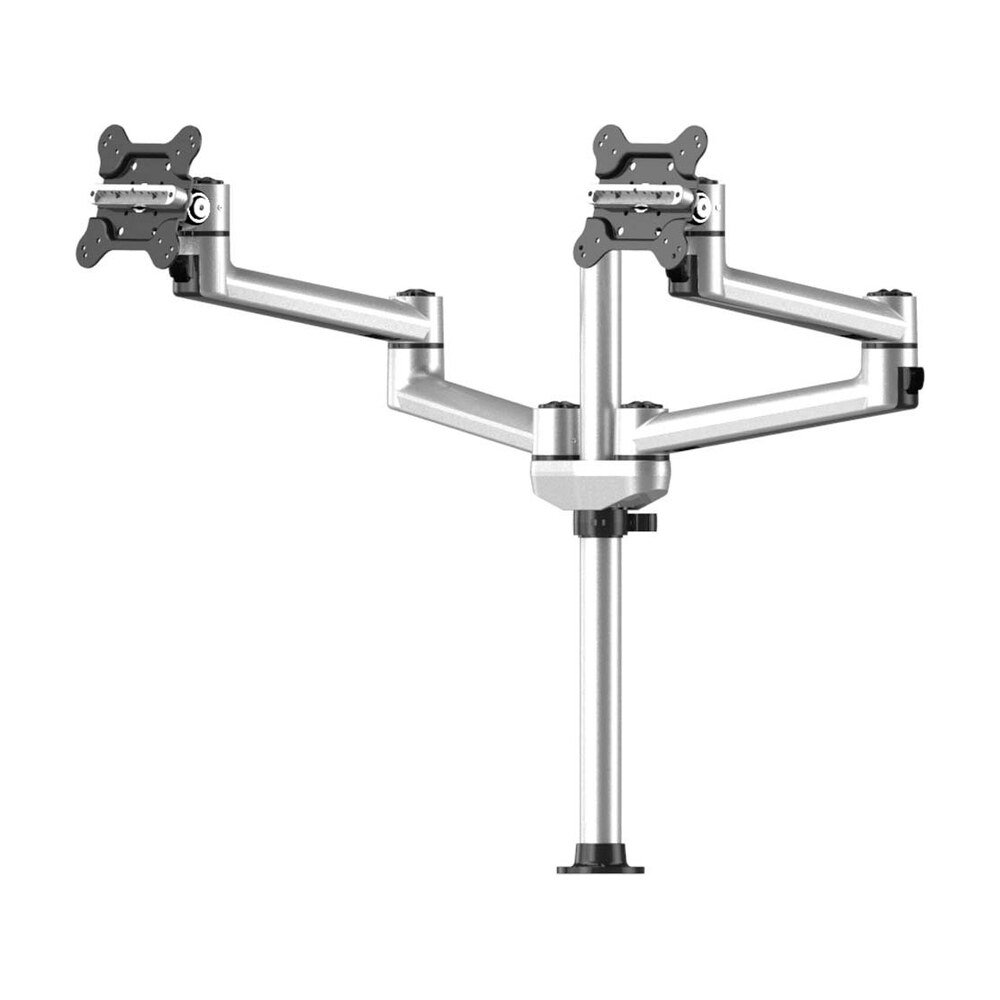 Dual Track Rail Mount for Apple Display w/ Quick Release Dual Arms - BL-AT101