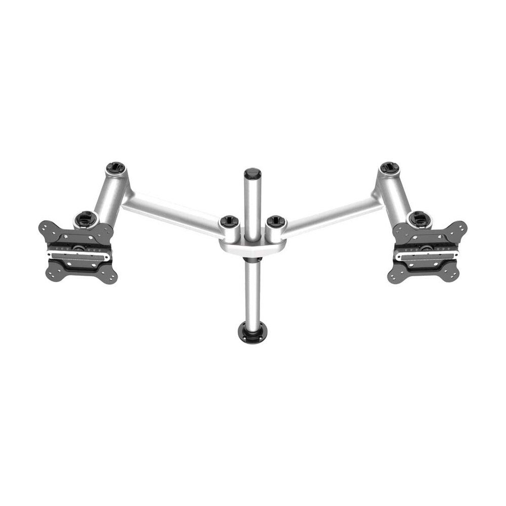 Dual Track Rail Mount for Apple Display w/ Quick Release Dual Arms - BL-AT101