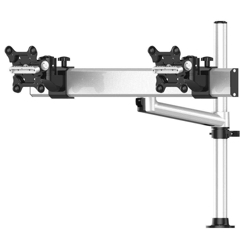 Dual Track Rail Mount for Apple Display w/ Quick Release Single Arm - BL-AT105