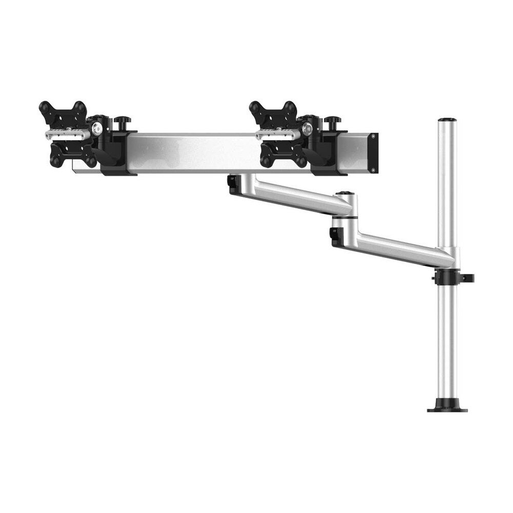 Dual Track Rail Mount for Apple Display w/ Quick Release Dual Arm - BL-AT106
