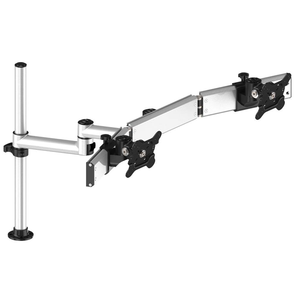 Dual Track Rail Mount for Apple Display Quick Release w/ Dual Arm - BL-AT109