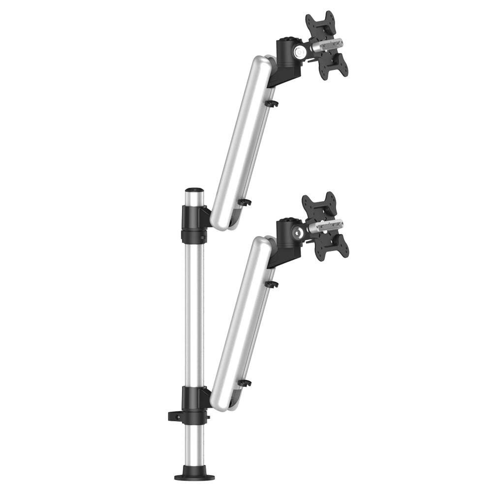 Dual Track Rail Mount for Apple Display w/ Quick Release Spring Arms - BL-AT99