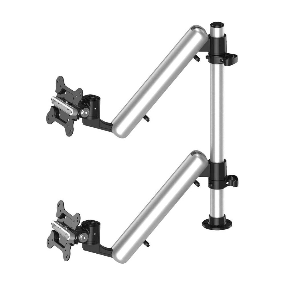 Dual Track Rail Mount for Apple Display w/ Quick Release Spring Arms - BL-AT99