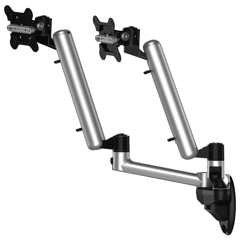 Dual Monitor Wall Mount for Apple Full Motion w/ Quick Release - BL-AW43