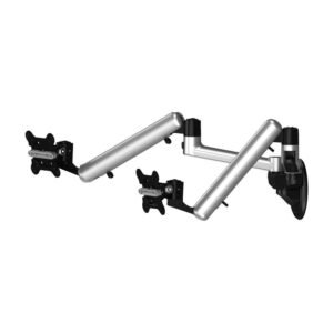 Dual Monitor Wall Mount for Apple Full Motion w/ Quick Release