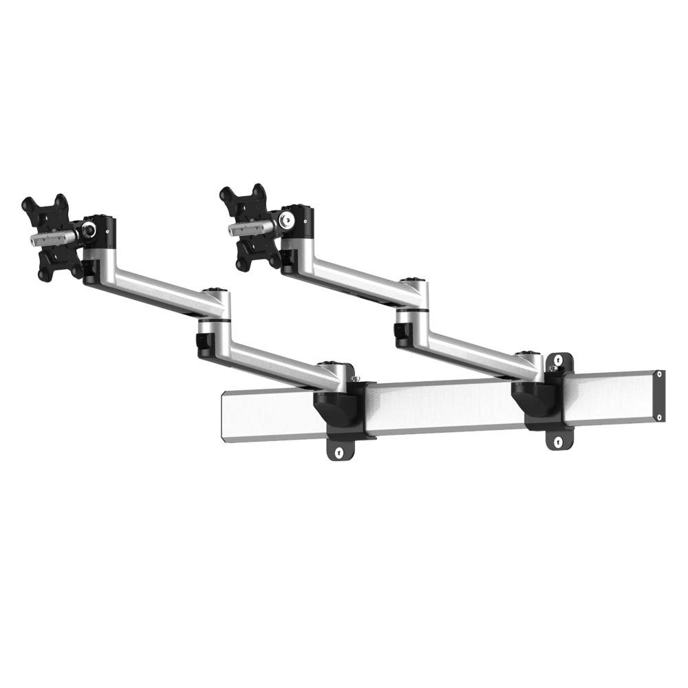 Dual Monitor Wall Mount for Apple w/ Quick Release Two Orientations - BL-AW60