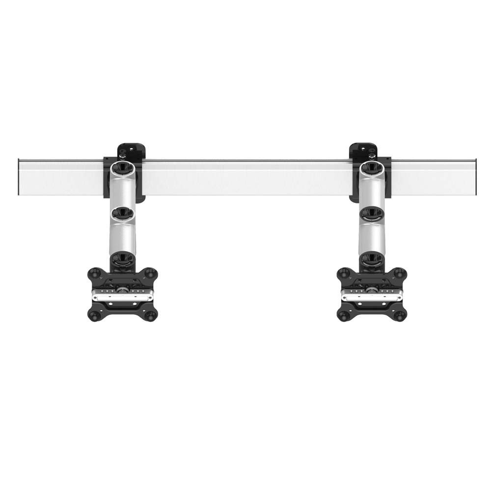 Dual Monitor Wall Mount for Apple w/ Quick Release Two Orientations - BL-AW60