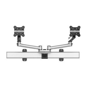 Dual Monitor Wall Mount for Apple Quick Release Simultaneous Slider