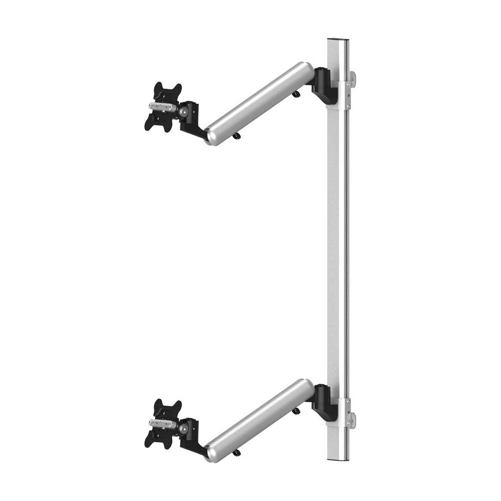 Dual Monitor Wall Mount for Apple Height Adjustable w/ Quick Release - BL-AW62