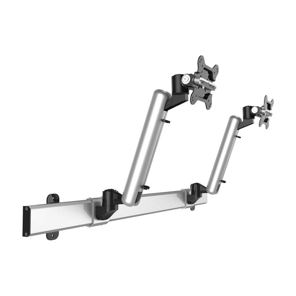 Dual Monitor Wall Mount for Apple Height Adjustable w/ Quick Release - BL-AW62