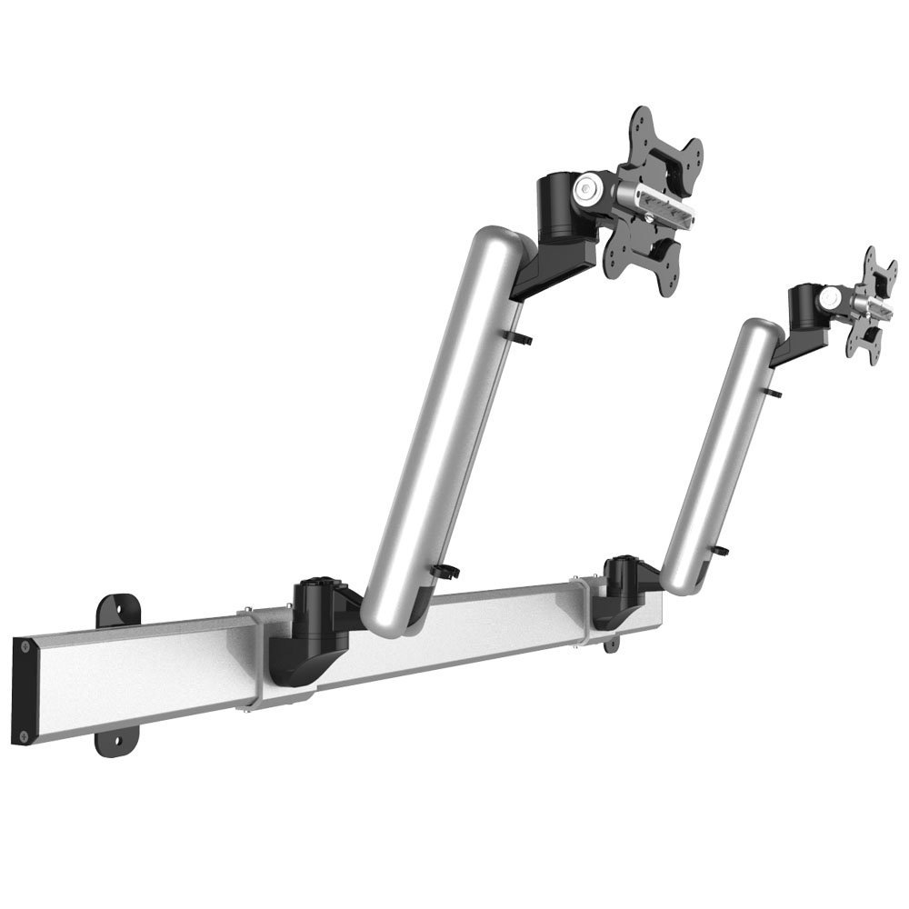 Dual Monitor Wall Mount for Apple Height Adjustable w/ Quick Release - BL-AW62