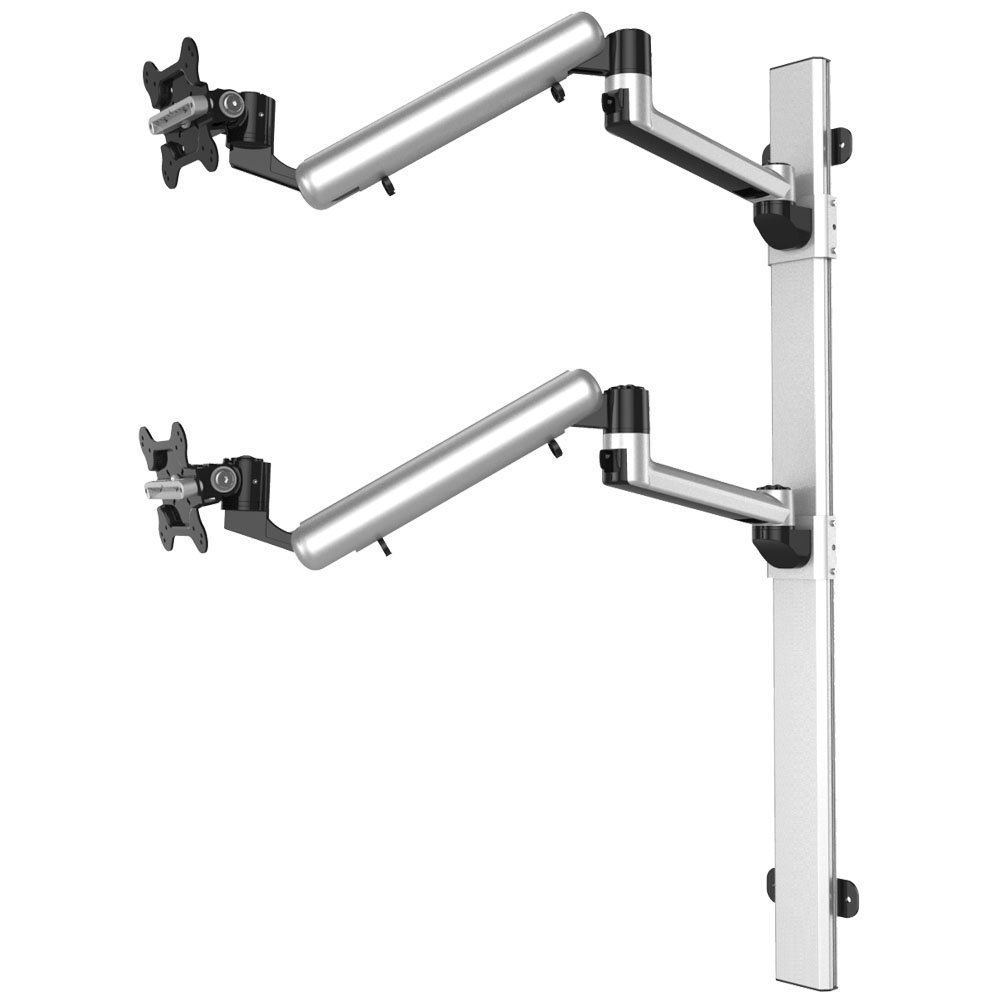Dual Monitor Wall Mount for Apple w/ Quick Release Full Motion - BL-AW63