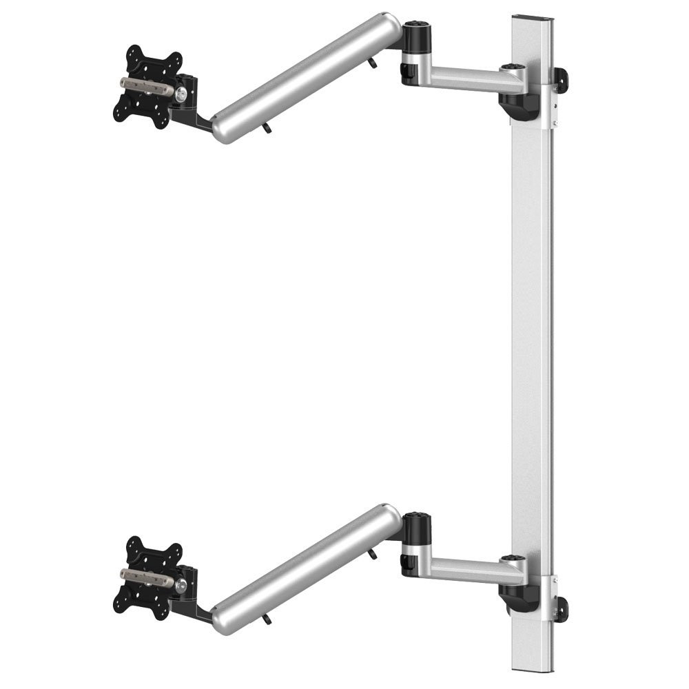 Dual Monitor Wall Mount for Apple w/ Quick Release Full Motion - BL-AW63