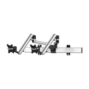 Dual Monitor Wall Mount for Apple Articulating w/ Quick Release