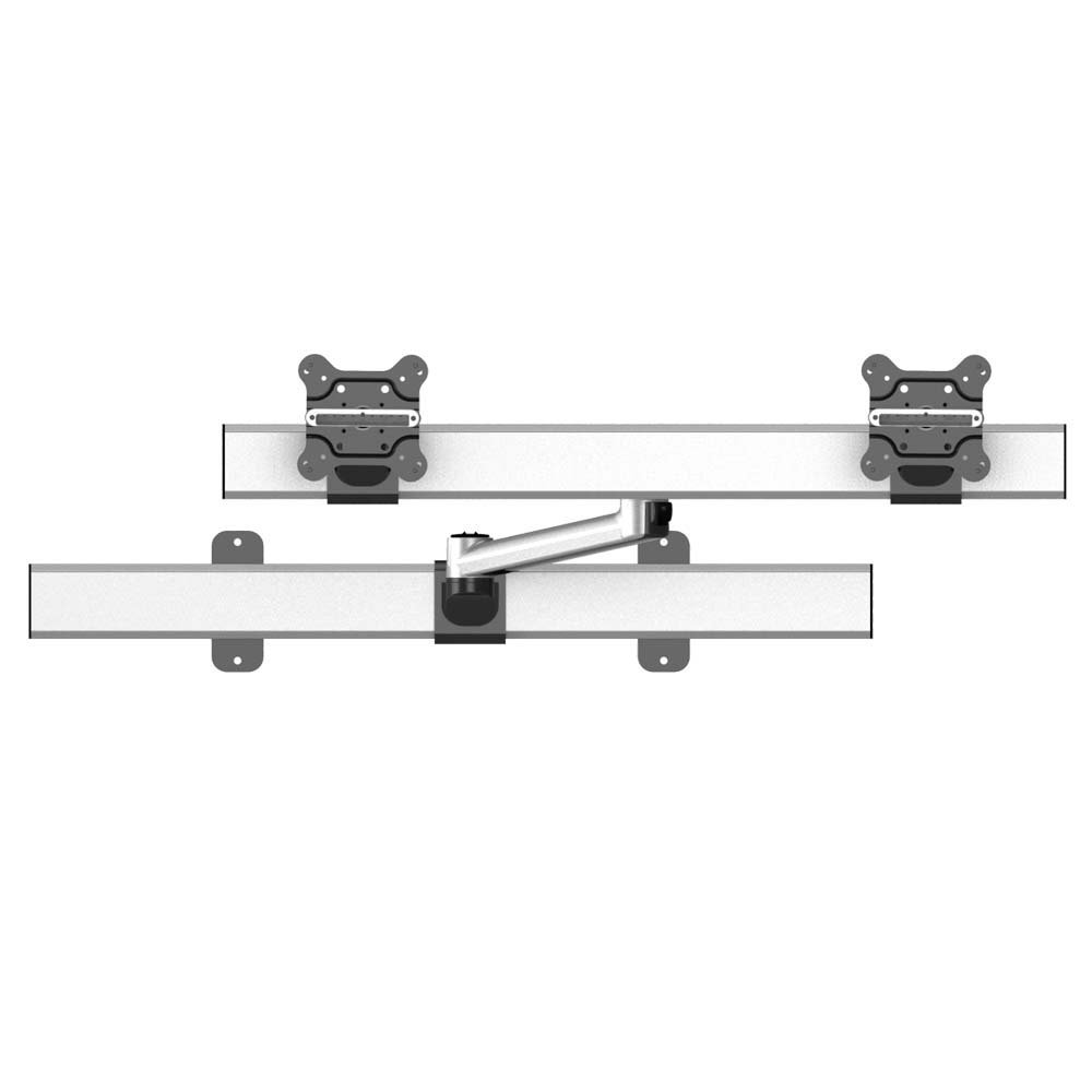 Dual Monitor Wall Mount for Apple Quick Release w/ Single Arm - BL-AW66
