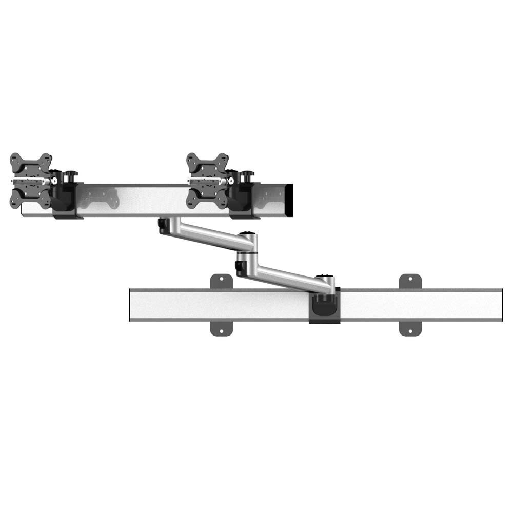 Dual Monitor Wall Mount for Apple Quick Release w/ Dual Arms - BL-AW67