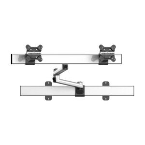 Dual Monitor Wall Mount for Apple Quick Release w/ Dual Arms