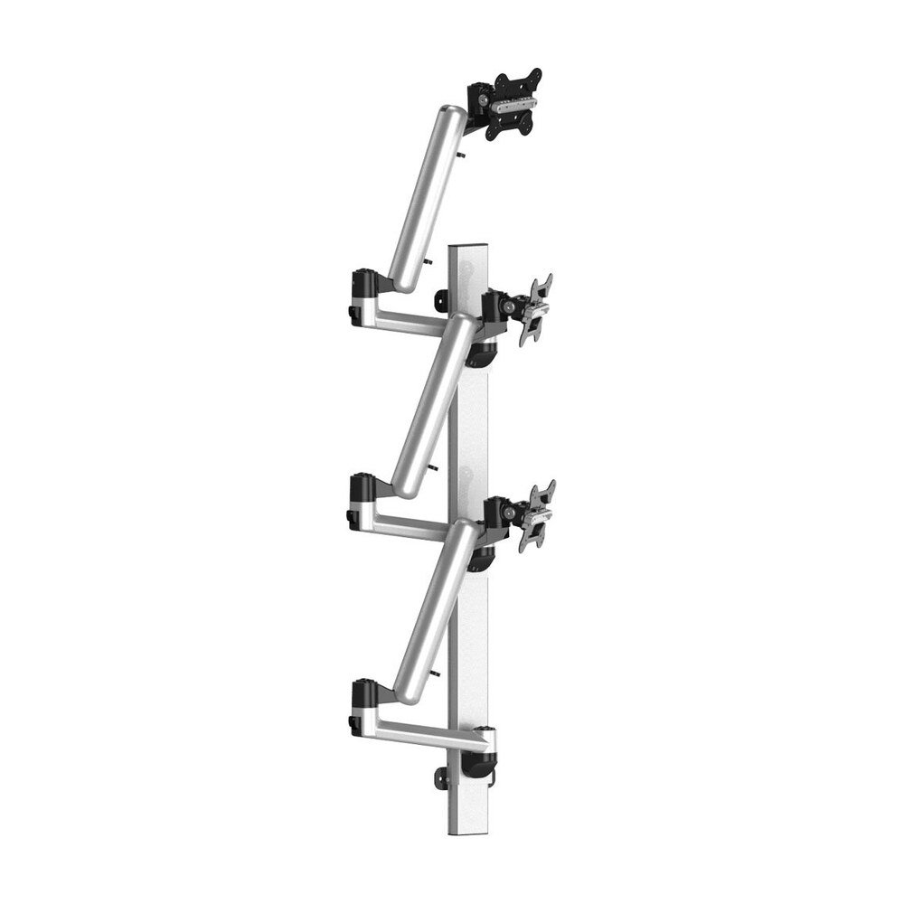 Triple Monitor Wall Mount for Apple Stacking Full Motion Quick Release - BL-AW74