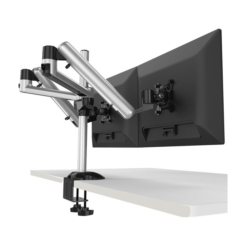 Dual Monitor Stand w/ Independent Full Motion & Quick Release - BL-DM136