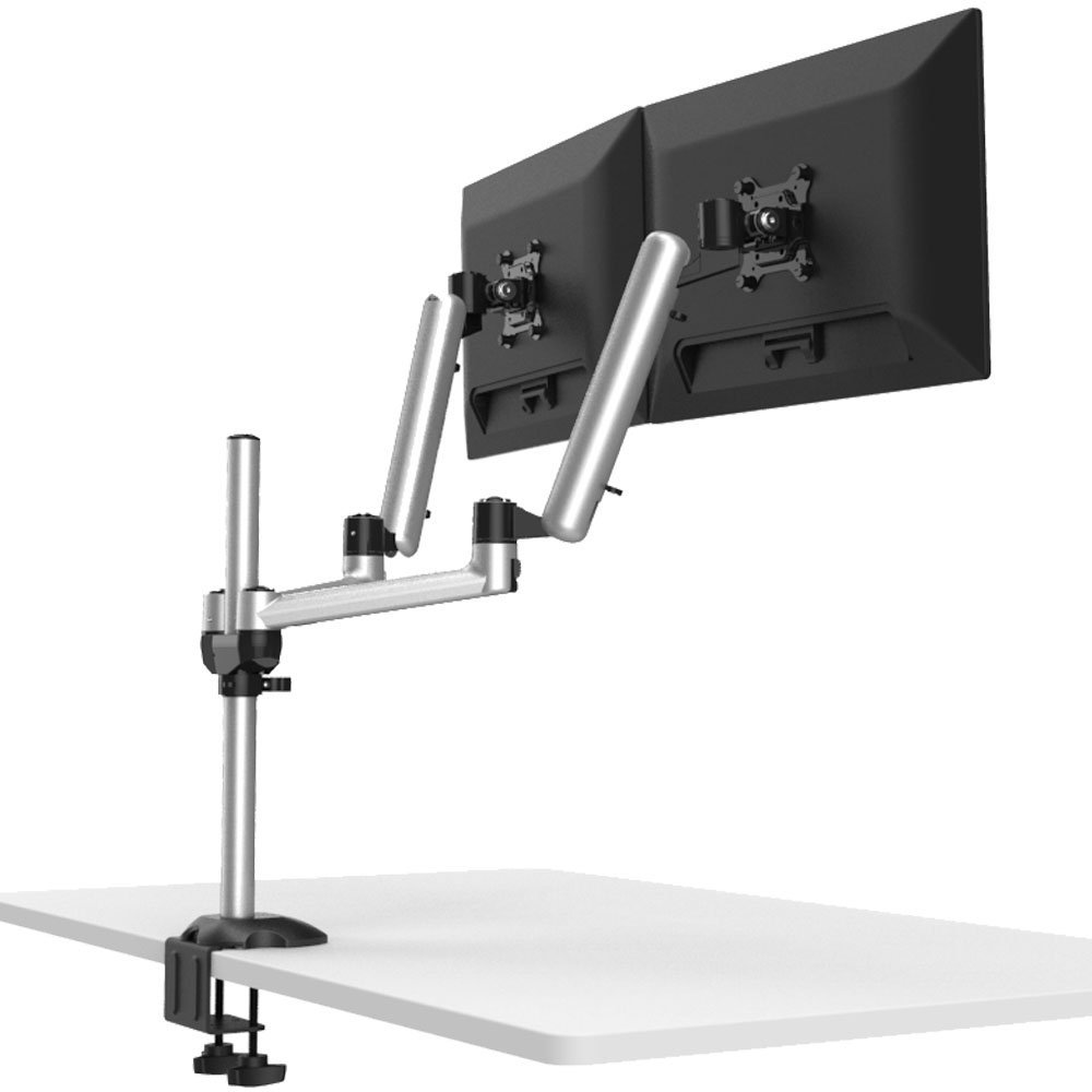 Dual Monitor Stand w/ Independent Full Motion & Quick Release - BL-DM136