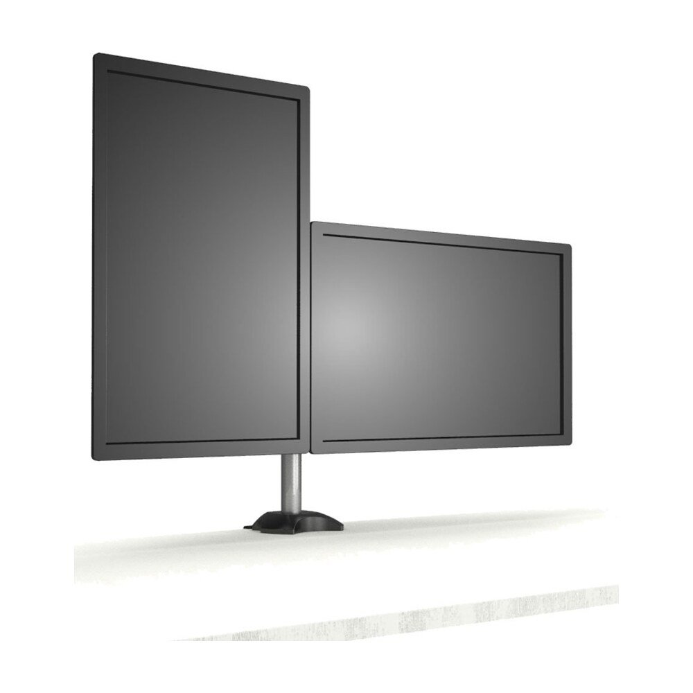 Dual Monitor Stand Up and Down w/ Quick Release & Single Arms - BL-DM131