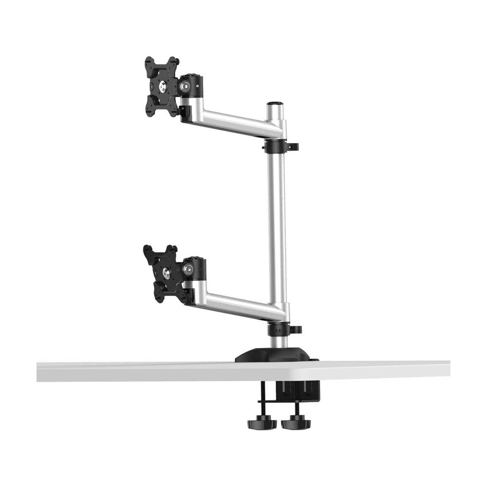 Dual Monitor Stand Up and Down w/ Quick Release & Single Arms - BL-DM131