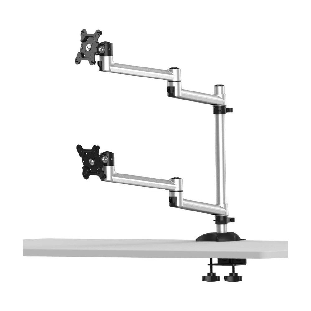 Dual Monitor Stand Up and Down w/ Quick Release & Dual Arms - BL-DM132