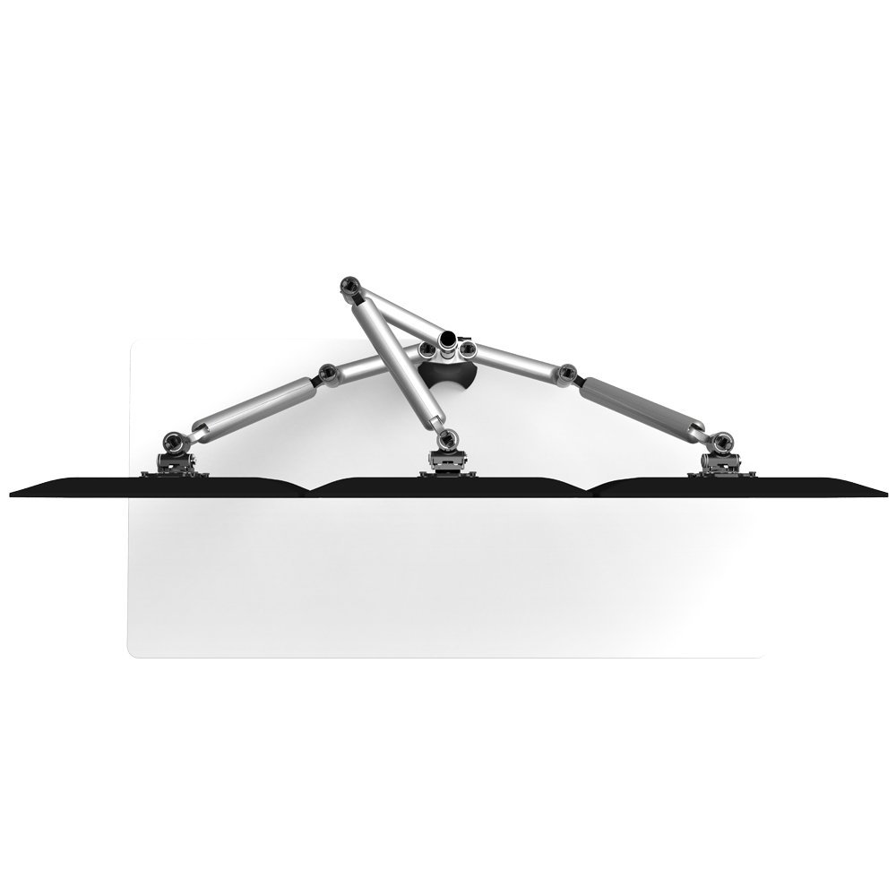 Triple Monitor Desk Mount w/ Independent Full Motion & Quick Release - BL-DM137