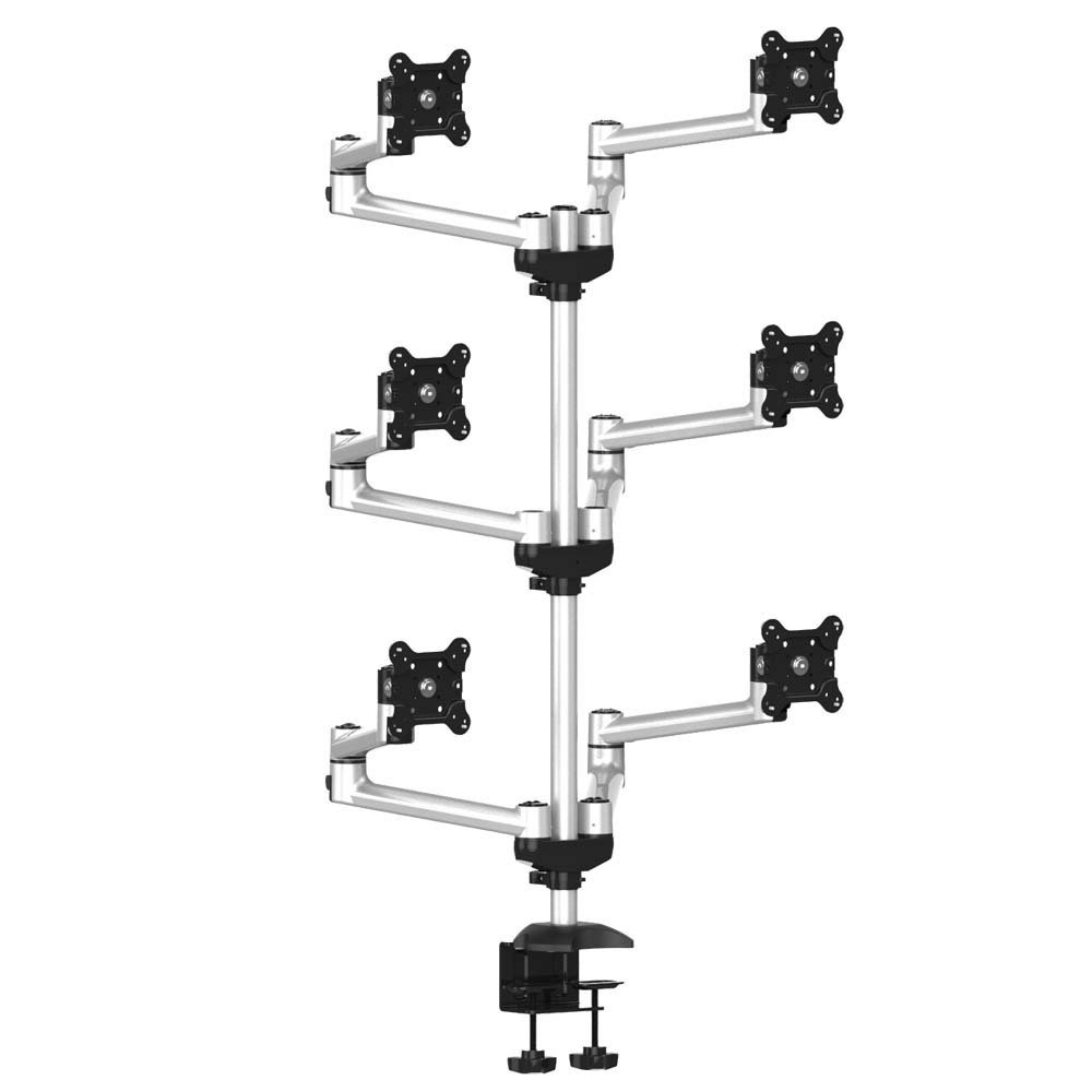 6 Monitor Stand 3X2 w/ Quick Release Dual Arms - BL-DM142