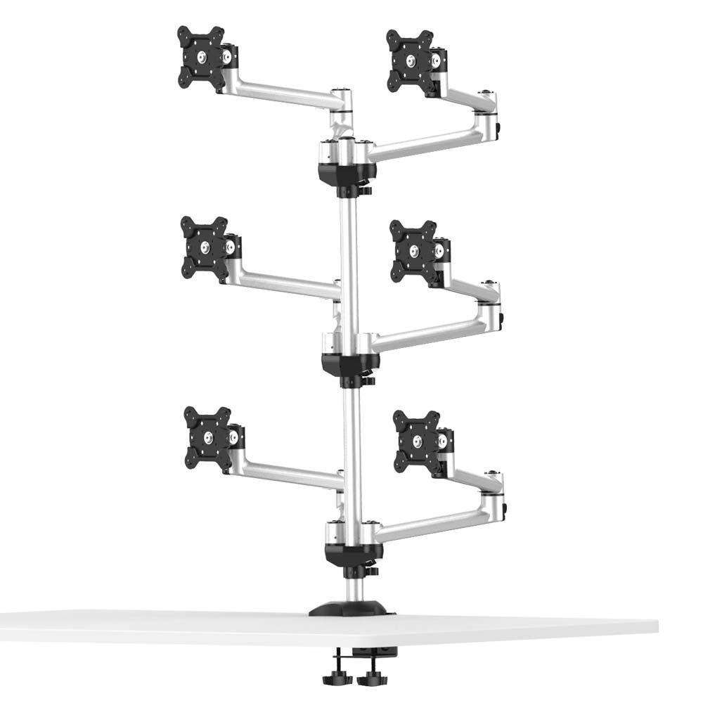 6 Monitor Stand 3X2 w/ Quick Release Dual Arms - BL-DM142
