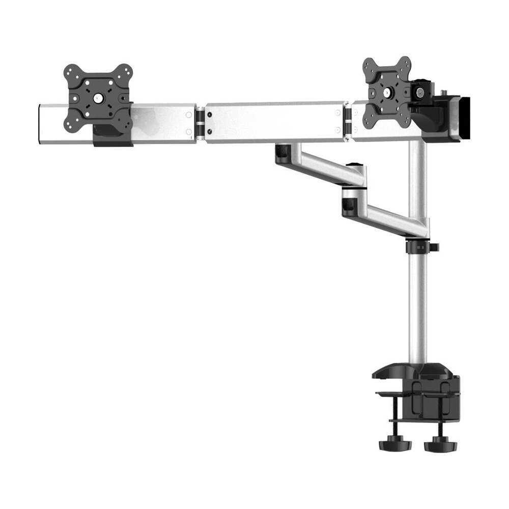 Dual Monitor Stand Side by Side Oval or Straight w/ Quick Release - BL-DM155