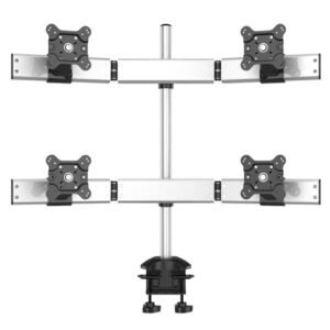 Quad Monitor Stand 2X2 w/ Quick Release & Low Profile