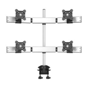 Quad Monitor Stand 2X2 w/ Quick Release & Low Profile