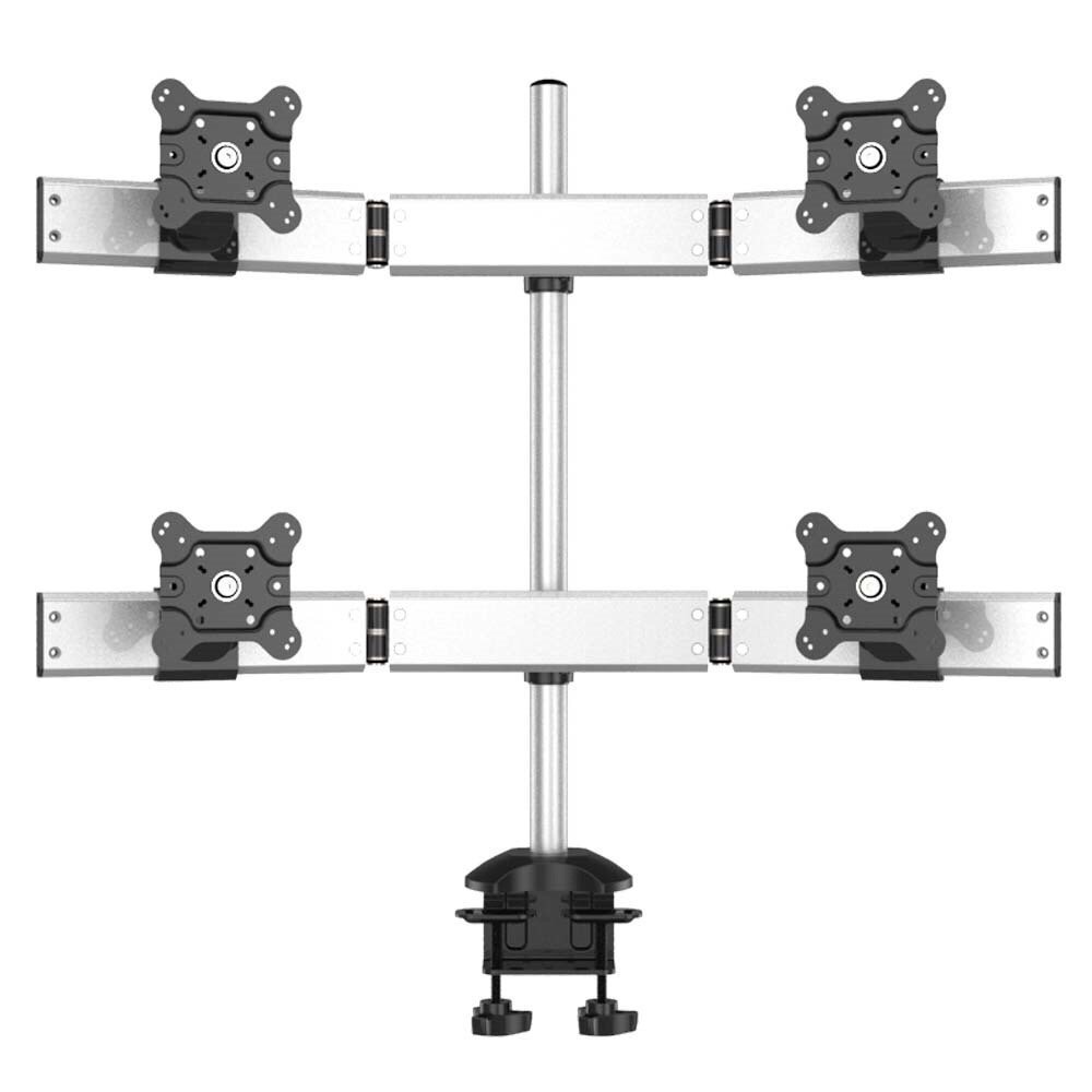 Quad Monitor Stand 2X2 w/ Quick Release & Low Profile - BL-DM158
