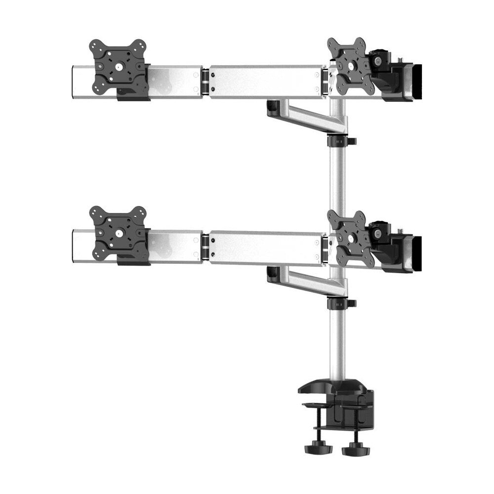 Quad Monitor Stand 2X2 w/ Quick Release & Single Arm - BL-DM159