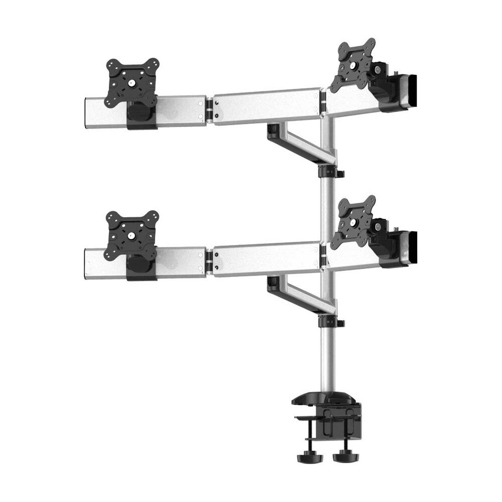 Quad Monitor Stand 2X2 w/ Quick Release & Single Arm - BL-DM159