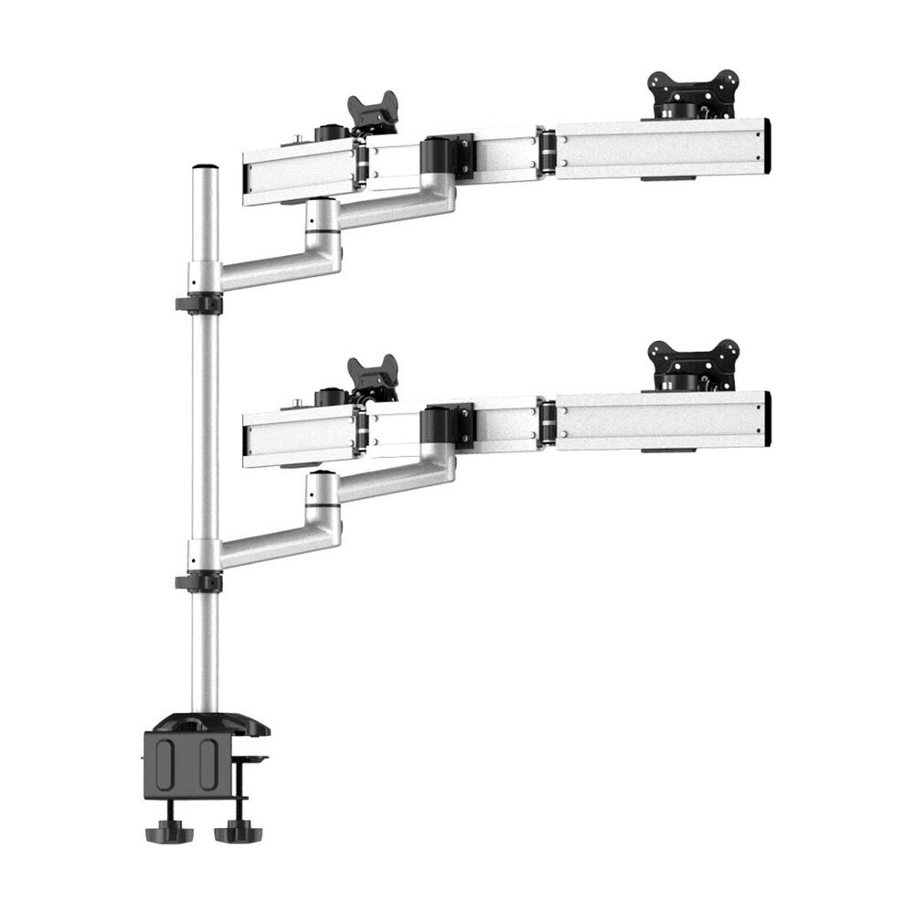 Quad Monitor Stand 2X2 w/ Quick Release & Dual Arm - BL-DM160