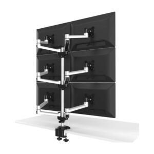 6 Monitor Stand 3X2 w/ Quick Release Dual Arms