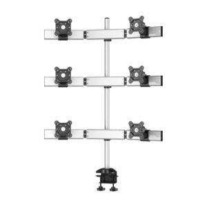 6 Monitor Stand Oval or Straight Low Profile w/ Quick Release - BL-DM179