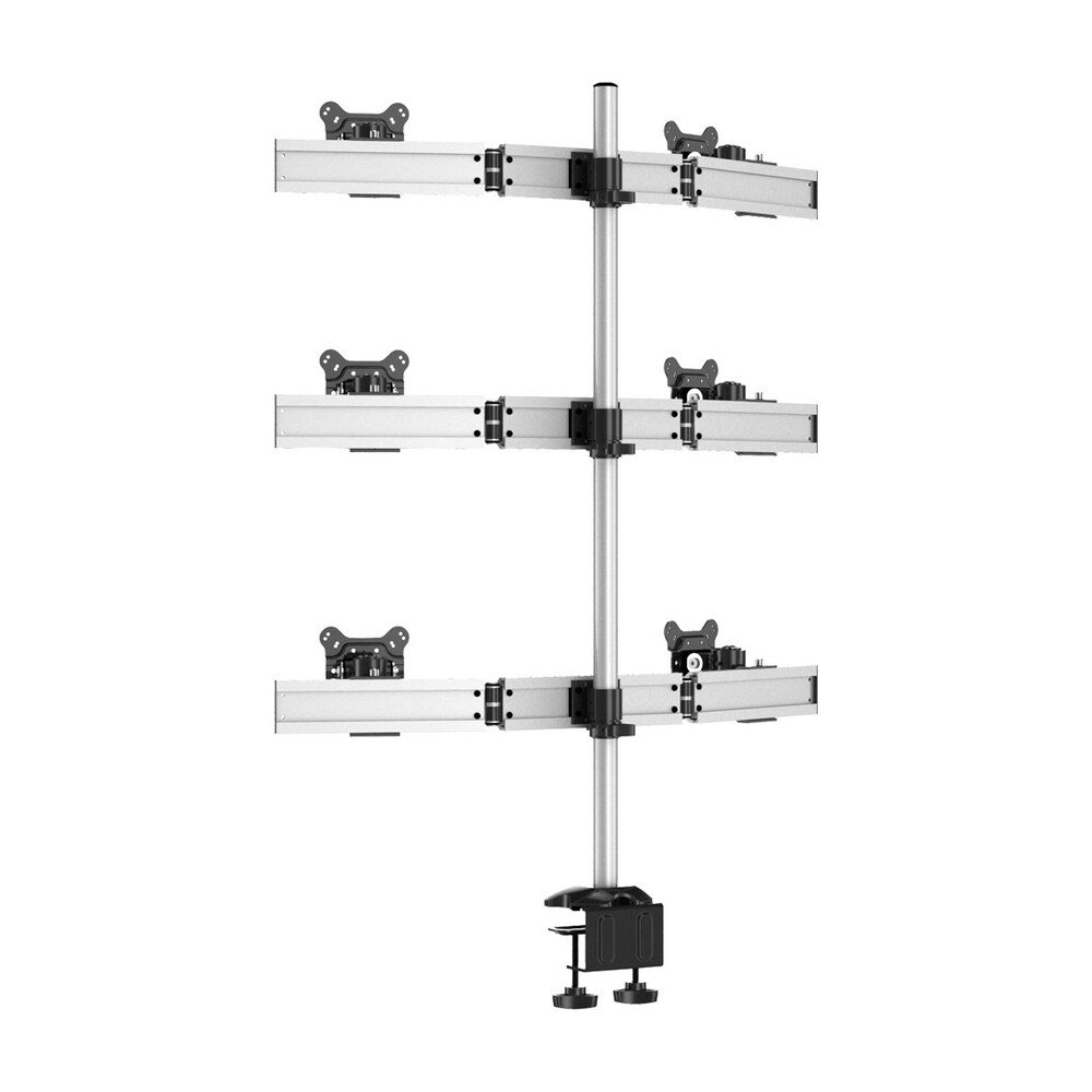 6 Monitor Stand Oval or Straight Low Profile w/ Quick Release - BL-DM179