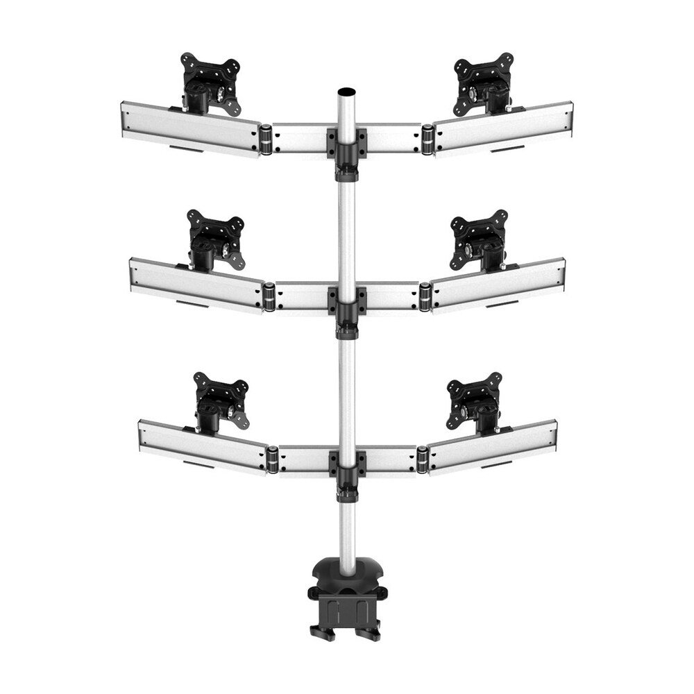 6 Monitor Stand Oval or Straight Low Profile w/ Quick Release - BL-DM179