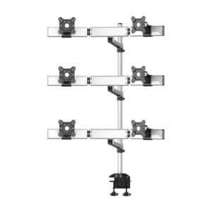 6 Monitor Stand Oval or Straight Quick Release Single Extension Arm - BL-DM180