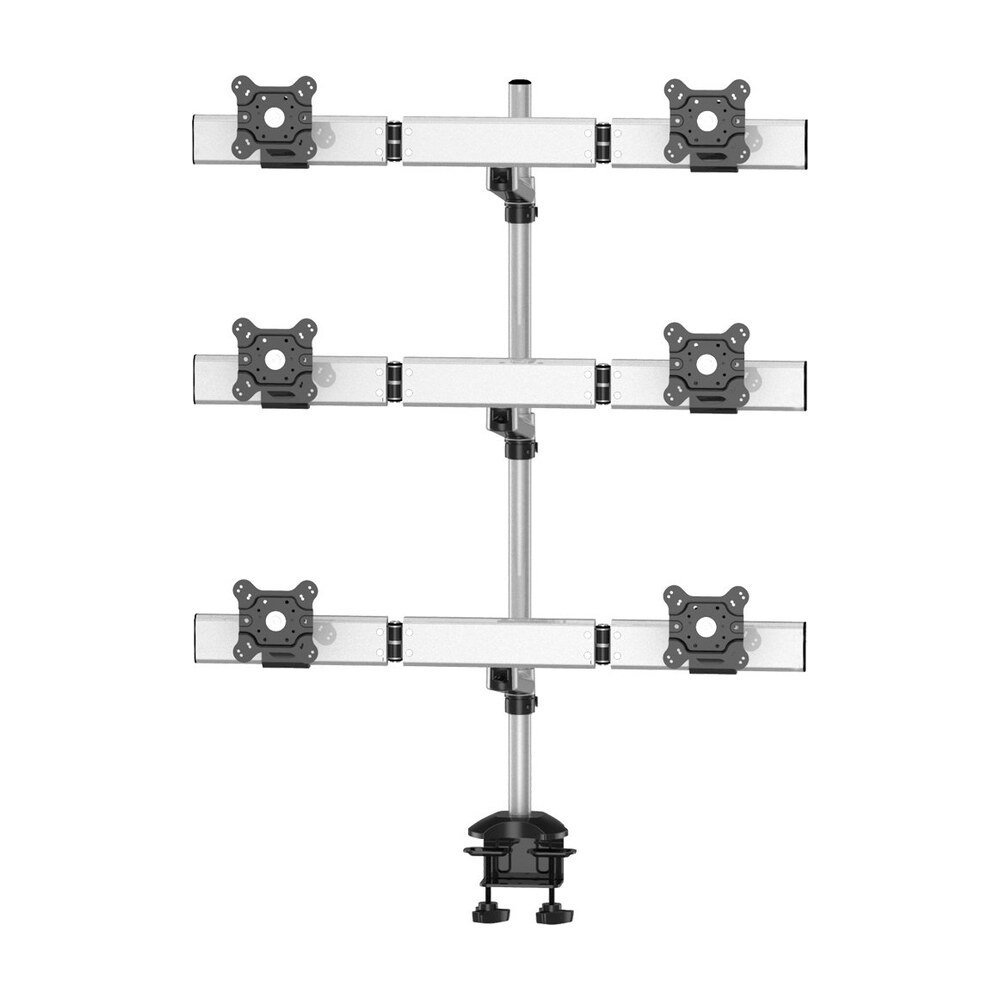 6 Monitor Stand Oval or Straight Quick Release Single Extension Arm - BL-DM180