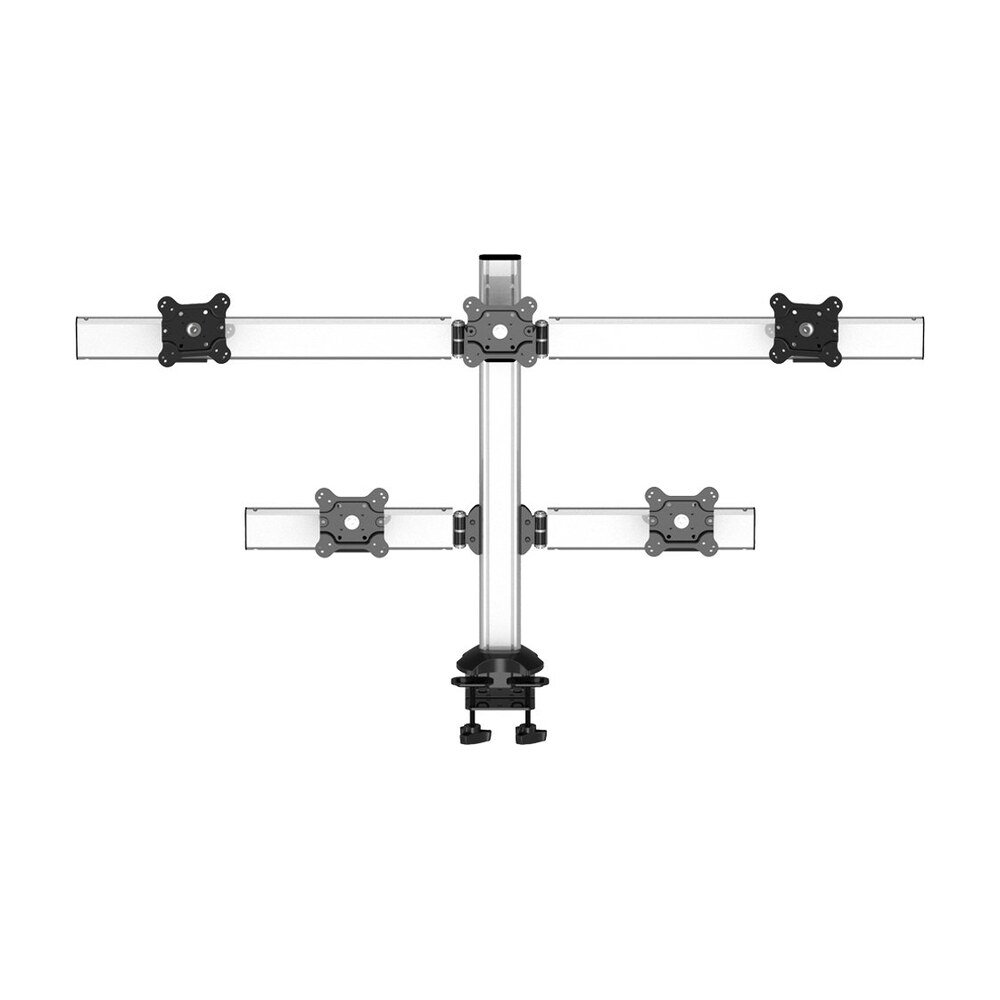 Five Monitor Desk Mount Pyramid or Reverse w/ Quick Release - BL-DM184