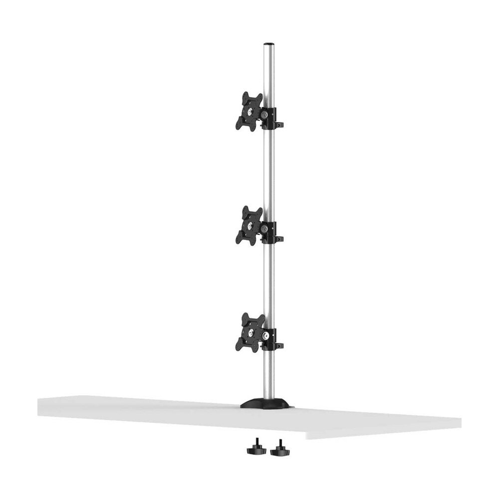 Triple Monitor Desk Mount 3X1 w/ Quick Release & 2-in-1 Base - BL-DM144