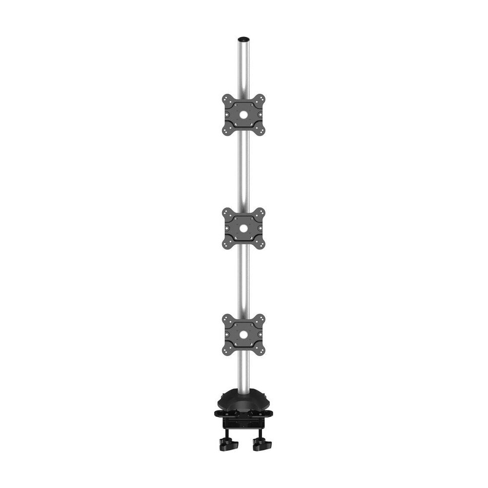 Triple Monitor Desk Mount 3X1 w/ Quick Release & 2-in-1 Base - BL-DM144