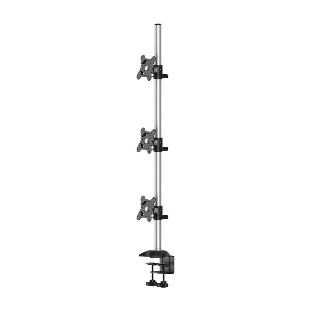 Triple Monitor Desk Mount 3X1 w/ Quick Release & 2-in-1 Base - BL-DM144