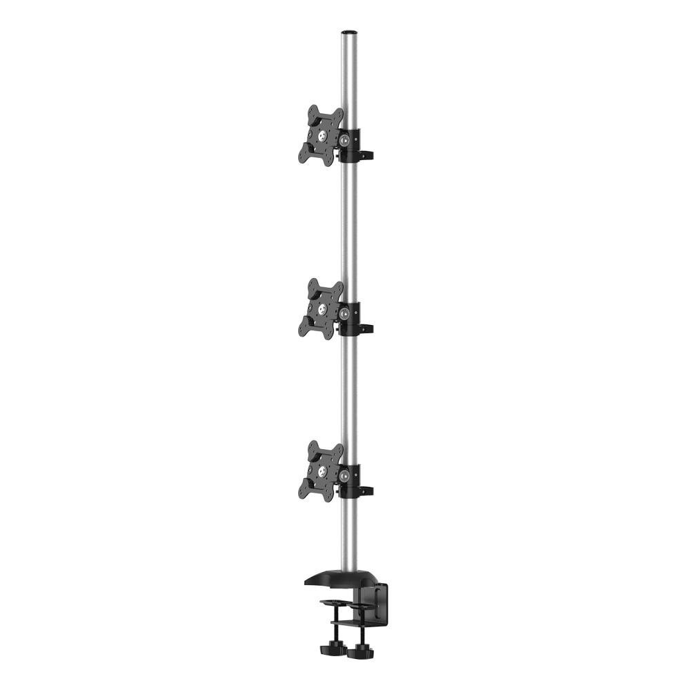 Triple Monitor Desk Mount 3X1 w/ Quick Release & 2-in-1 Base - BL-DM144