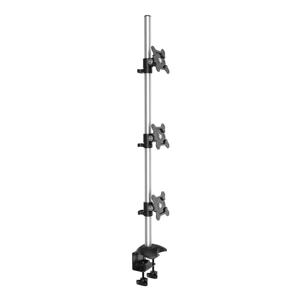 Triple Monitor Desk Mount 3X1 w/ Quick Release & 2-in-1 Base - BL-DM144